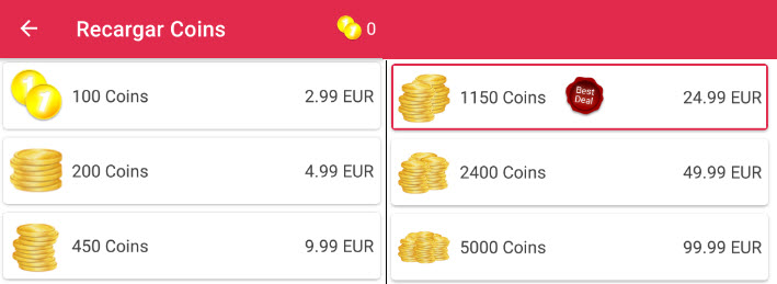 precios idates monedas coins