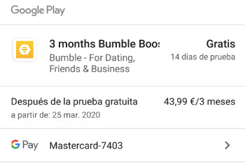 precio bumbleboost