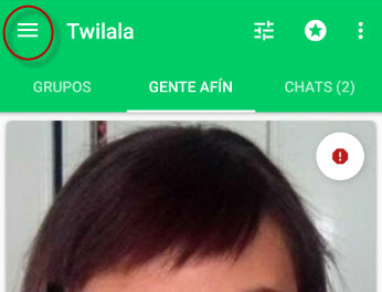 como darse de baja en twilala app de chat y citas