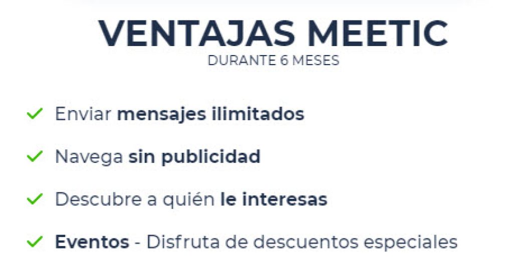 ventajas Meetic