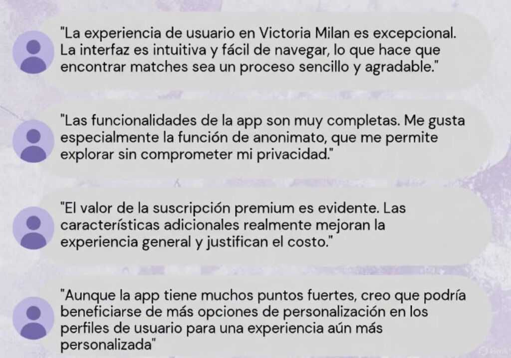 Victoria Milan opiniones