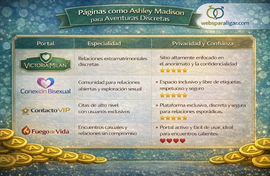 Alternativas Ashley Madison