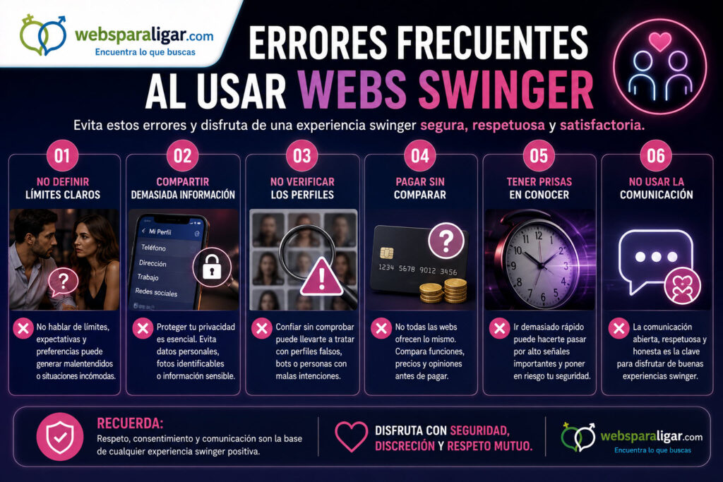 errores al usar webs swinger