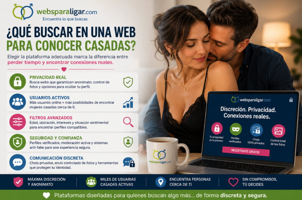 Qué buscar en una web para conocer casadas